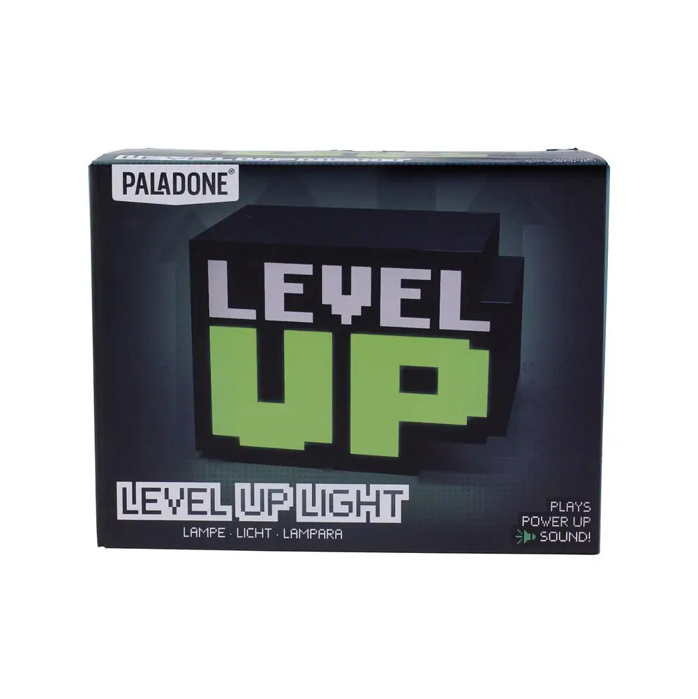 Level up-lampe med lyd, spil i retrostil